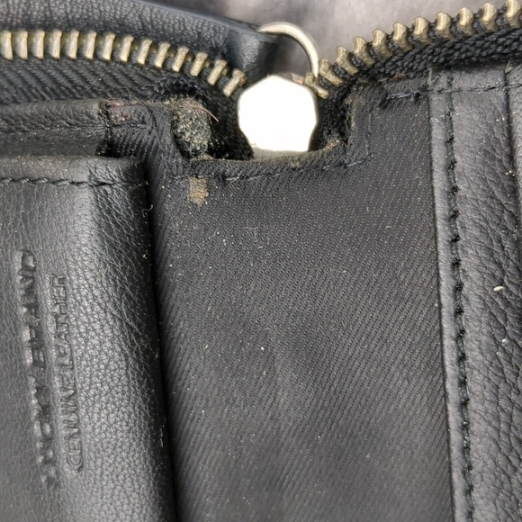 Lucky brand black leather wallet - Picture 9 of 12